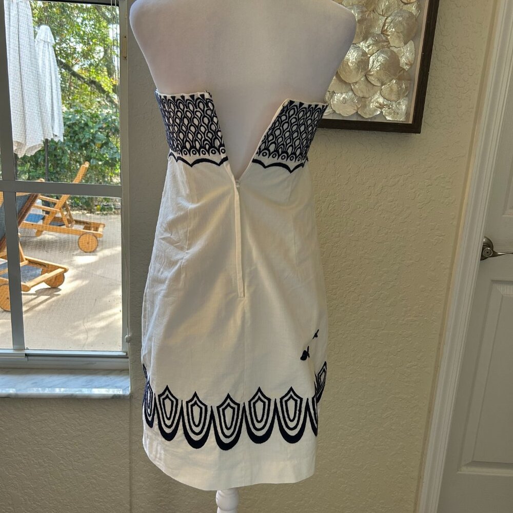 Lilly Pulitzer Fly Me To The Sea Strapless Dress - Picture 5 of 5